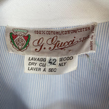 Load image into Gallery viewer, Early 1980's Pin Striped Gucci Blouse