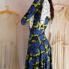 Load image into Gallery viewer, Y2K Betsey Johnson Rose Print Dress