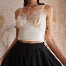 Load image into Gallery viewer, Vintage Nylon and Lace Camisole