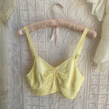 Load image into Gallery viewer, Vintage Pale Citrine Satin Bralette
