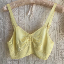 Load image into Gallery viewer, Vintage Pale Citrine Satin Bralette