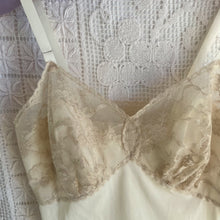 Load image into Gallery viewer, Vintage Nylon and Lace Camisole