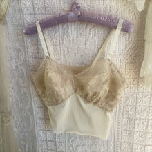 Load image into Gallery viewer, Vintage Nylon and Lace Camisole