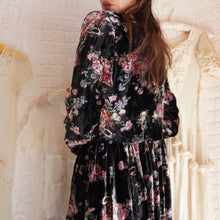 Load image into Gallery viewer, Vintage 90's Rayon Crushed Velvet Dress