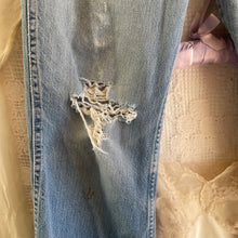 Load image into Gallery viewer, Distressed 1970's Levi's Elephant Bellbottoms