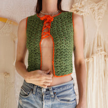 Load image into Gallery viewer, 1970's Hand Crochet Vest