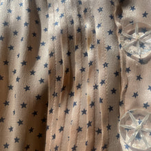 Load image into Gallery viewer, 1930's Rayon Satin Star Print Dress