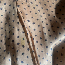 Load image into Gallery viewer, 1930's Rayon Satin Star Print Dress