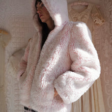 Load image into Gallery viewer, 1970's Baby Pink Teddy Bear Jacket