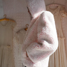 Load image into Gallery viewer, 1970's Baby Pink Teddy Bear Jacket