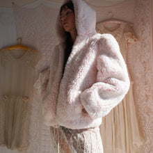 Load image into Gallery viewer, 1970's Baby Pink Teddy Bear Jacket