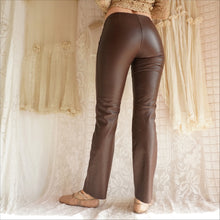 Load image into Gallery viewer, Y2K Softest Cocoa Brown Leather Pants