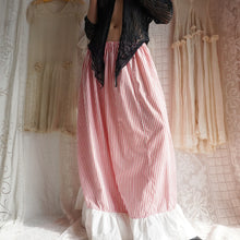 Load image into Gallery viewer, Vintage Cotton Candy Striped Skirt