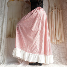 Load image into Gallery viewer, Vintage Cotton Candy Striped Skirt