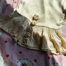Load image into Gallery viewer, 1920's Cream Silk Clown Blouse