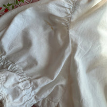 Load image into Gallery viewer, 1960's White Cotton Dirndl Top