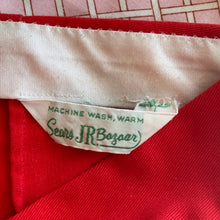 Load image into Gallery viewer, 1960's Cherry Low Rise Elephant Bells