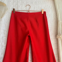 Load image into Gallery viewer, 1960's Cherry Low Rise Elephant Bells