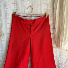 Load image into Gallery viewer, 1960's Cherry Low Rise Elephant Bells