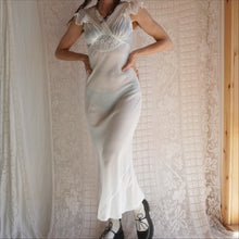 Load image into Gallery viewer, Vintage 1930's Semi Sheer Bias Cut Slip