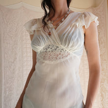 Load image into Gallery viewer, Vintage 1930's Semi Sheer Bias Cut Slip