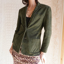 Load image into Gallery viewer, 1990's Moss Green Suede Jacket