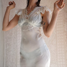 Load image into Gallery viewer, Vintage 1930's Semi Sheer Bias Cut Slip