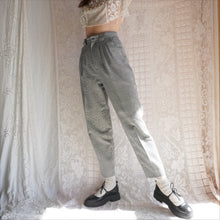 Load image into Gallery viewer, 1990's High Waisted Plaid Houndstooth Trousers