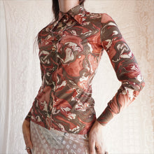 Load image into Gallery viewer, 1970's Marbled Print Shirt