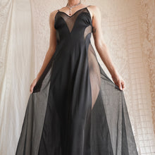 Load image into Gallery viewer, Vintage Cut Out Illusion Slip Dress