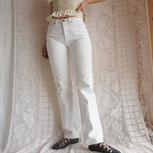 Load image into Gallery viewer, Vintage classic white Levi's 501's Straight Leg Jeans