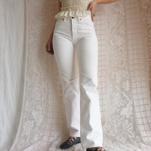 Load image into Gallery viewer, Vintage classic white Levi's 501's Straight Leg Jeans