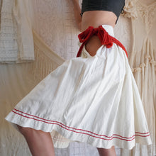 Load image into Gallery viewer, Reworked Vintage Cotton Gathered Bow Skirt