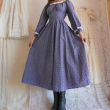 Load image into Gallery viewer, 1970's Cotton Calico Milk Maid Maxi Dress
