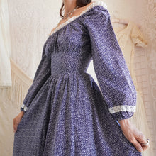 Load image into Gallery viewer, 1970's Cotton Calico Milk Maid Maxi Dress