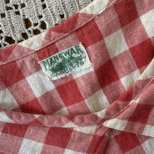 Load image into Gallery viewer, 1920's/1930's Cotton Gingham Playsuit