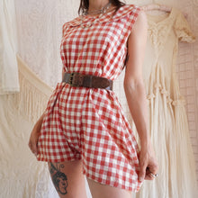 Load image into Gallery viewer, 1920's/1930's Cotton Gingham Playsuit