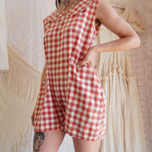 Load image into Gallery viewer, 1920's/1930's Cotton Gingham Playsuit