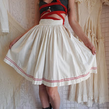 Load image into Gallery viewer, Reworked Vintage Cotton Gathered Bow Skirt