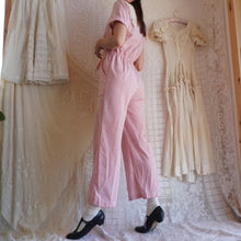 Load image into Gallery viewer, 1970's does 40's Candy Stripe Jumpsuit