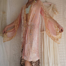 Load image into Gallery viewer, Wounded 1920's Velvet Burnout Flapper Dress