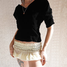 Load image into Gallery viewer, Vintage 1940's Velvet Cowl Neck Blouse