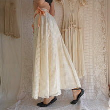 Load image into Gallery viewer, Vintage 1980's Cream Silk Maxi Skirt