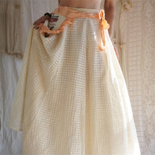 Load image into Gallery viewer, Vintage 1980's Cream Silk Maxi Skirt