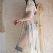 Load image into Gallery viewer, Spooky Beautiful Wounded Vintage Mesh Victorian Style Dress