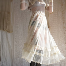 Load image into Gallery viewer, Spooky Beautiful Wounded Vintage Mesh Victorian Style Dress