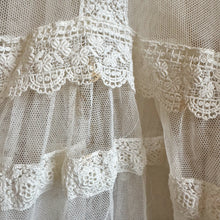 Load image into Gallery viewer, Spooky Beautiful Wounded Vintage Mesh Victorian Style Dress