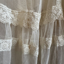 Load image into Gallery viewer, Spooky Beautiful Wounded Vintage Mesh Victorian Style Dress