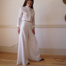 Load image into Gallery viewer, Late 60's Designer Embroidered Palazzo Set