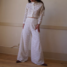 Load image into Gallery viewer, Late 60's Designer Embroidered Palazzo Set
